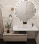 Раковина 120 см ArmadiArt Flat 859-120-CLCT продается только в комплекте с тумбой