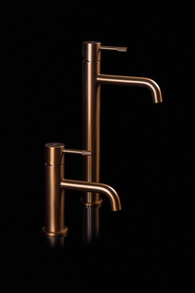 Смеситель для умывальника, Uno. Brushed Bronze 461-BRB