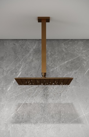 Держатель верхнего душа потолочный Boheme Qubic 629-QUBIC-G