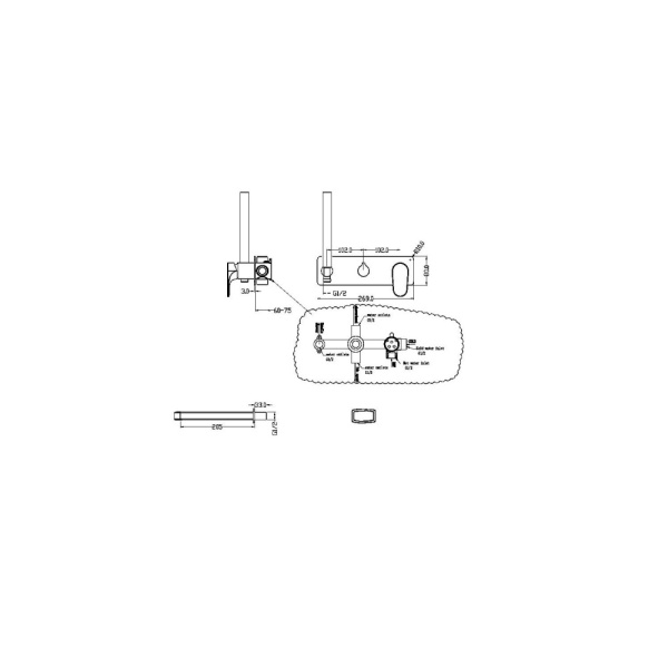 Ручной душ Boheme Spectre 423-2-CR