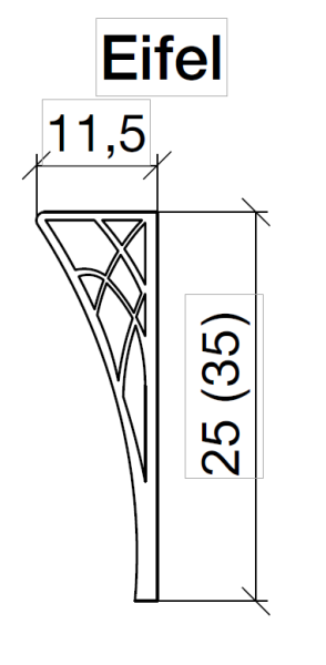 Ножки низкие ArmadiArt NeoArt Eifel 885-G, 1 пара