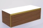 QUATRO 1 120CM тумба BILBAO профиль MATT GOLD + внутр. подсв. 790-M1-120-B-MG-LED