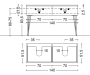 Консоль LUCIDO 140 см Капучино RAL1019 770-140-CP