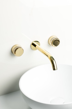 Смеситель для раковины Boheme Aura 152-2-G-A