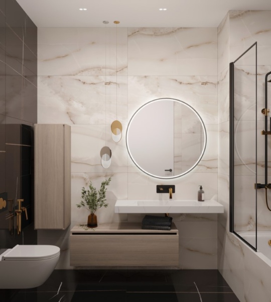 Раковина 120 см ArmadiArt Flat 859-120-CLCT продается только в комплекте с тумбой