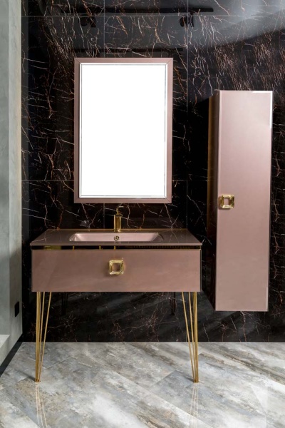 Консоль 80 см ArmadiArt Lucido 770-080-PU