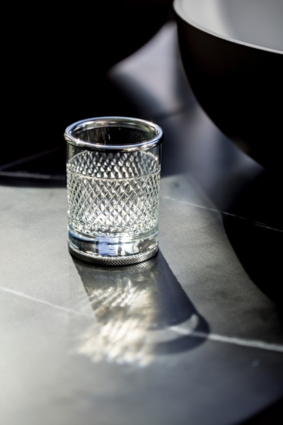 Стакан для зубных щеток Boheme Aura 10252-CR