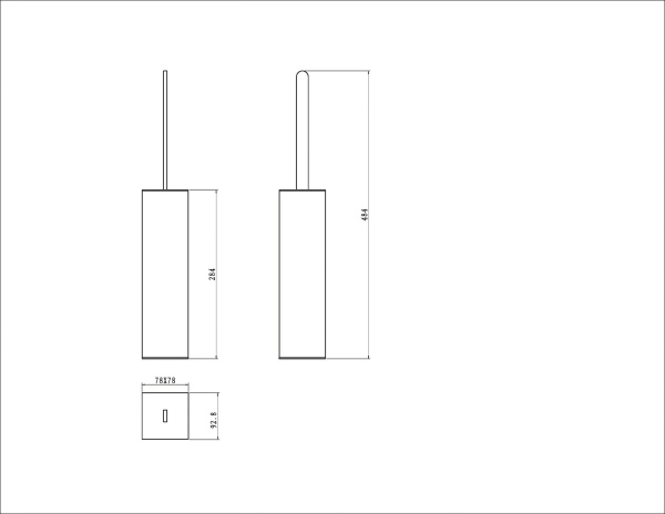 Туалетный ершик Boheme Q 10949-CR