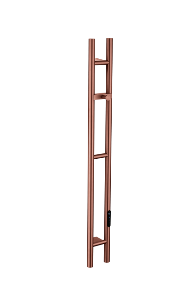 Полотенцесушитель электрический 2-трубы круглый COPPER BRUSHED 729-CB