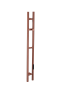 Полотенцесушитель электрический 2-трубы круглый COPPER BRUSHED 729-CB