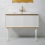 Тумба под раковину 100 см ArmadiArt Vallessi Avantgarde Canale 843-100-WG