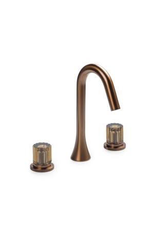 Смеситель из стены SWAN на 3 отв. BRUSHED BRONZE ELEGANTE BROWN 153-BRB-EL-BROWN