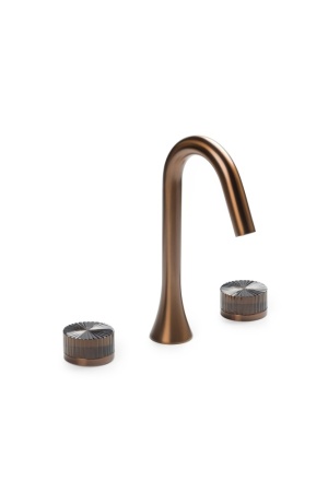 Смеситель из стены SWAN на 3 отв. BRUSHED BRONZE STELLA BROWN 153-BRB-ST-BROWN