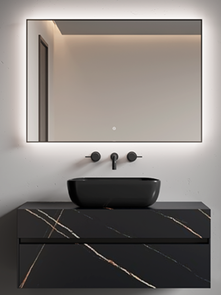 Зеркало с подсветкой и сенсорным управлением 100х70 см ArmadiArt Modern 543-100-MG