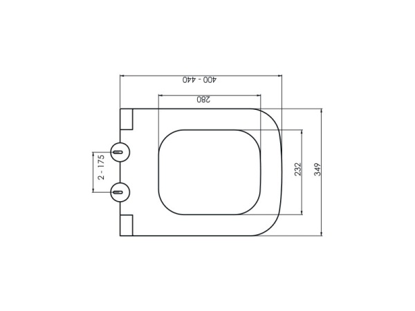 Сиденье для унитаза Boheme Bello 975-W