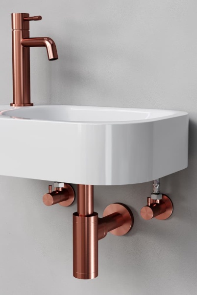 Вентиль угловой 1/2 Copper Brushed 604/2-CB