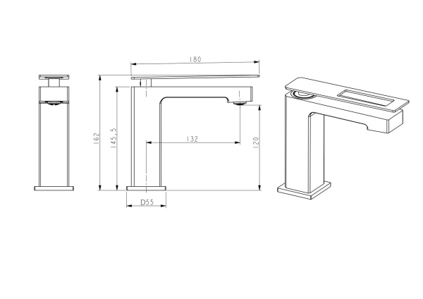 Смеситель для раковины Boheme Q 141-WR