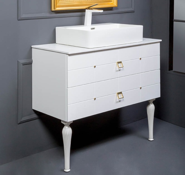 Тумба под раковину 100 см ArmadiArt Vallessi Avantgarde Piazza 841-100-WG