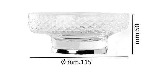 Мыльница Boheme Aura 10251-CR