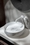 Раковина накладная Ø40 см ArmadiArt Sole Corian 801-CLCT