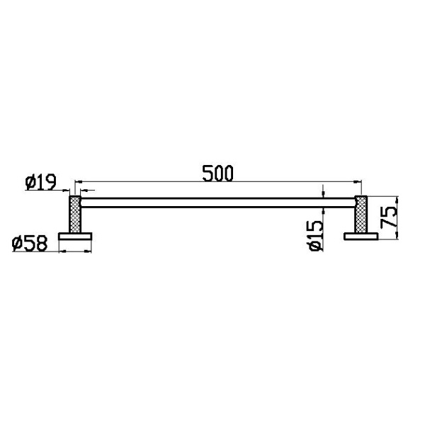 Держатель для полотенца UNO Gold 10972-G