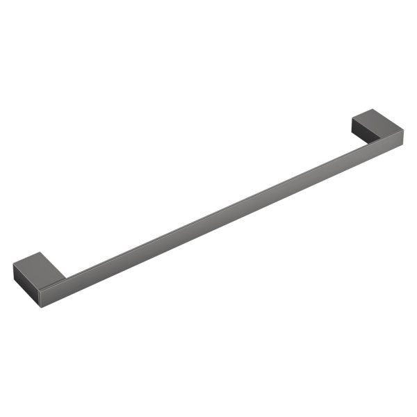 Полотенцедержатель длинный Qubic Gun Metal 10722-GM