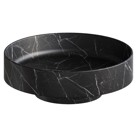 Раковина накладная Ø40 см ArmadiArt Sole Corian 801-NM