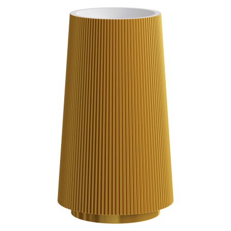 Раковина напольная рифленая Corian 480*480*850 GOLD 801-Torre-G