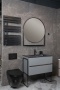 Тумба без раковины Vallessi 80*46cm DUST Grey мат 2 полки (402) 837-080-GD mat
