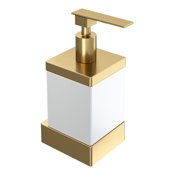 Диспенсер настенный Qubic Matt Gold 10727-MG