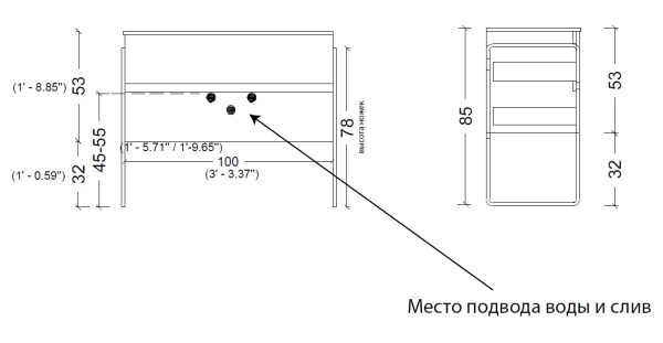 Тумба под раковину 100 см ArmadiArt Vallessi 837-100-A glossy