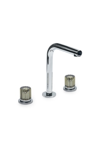 Смеситель из стены AURA на 3 отв. CHROME ELEGANTE GREEN 152-CR-EL-GREEN