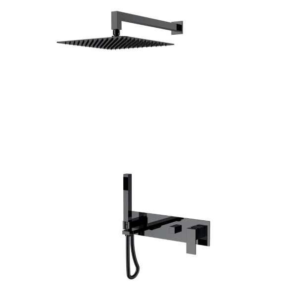 Встраиваемая душевая система Boheme Qubic 474-SGM