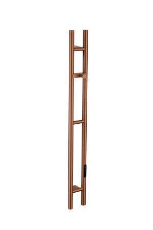 Полотенцесушитель электрический 2-трубы круглый BRUSHED BRONZE 729-BRB