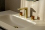 Смеситель из стены STELLA на 3 отв. MATT GOLD ELEGANTE AMBER 151-MG-EL-AMBER