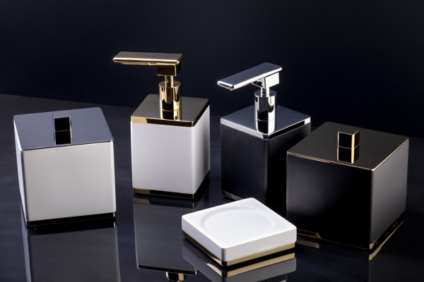 Стакан для ватных дисков Boheme Q 10964-B-G