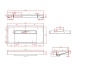 Раковина 100 см ArmadiArt Flat 859-100-CLCT продается только в комплекте с тумбой