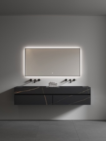 Зеркало с подсветкой и сенсорным управлением 140х70 см ArmadiArt Modern 543-140-G