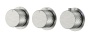 Смеситель встроенный с термостатом STICK DIAMOND NICKEL BRUSH 3-проходной 124-T-3-NB.1