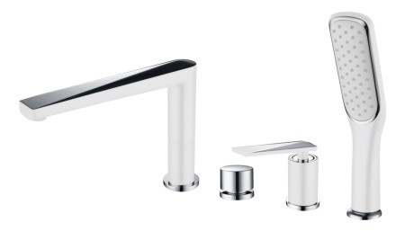 Смеситель на борт ванны Boheme Venturo 370-W