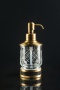 Дозатор жидкого мыла Boheme Royal Cristal 10929-G-B