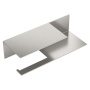Держатель для туалетной бумаги c полкой Qubic Nickel Brush 10721-2-NB