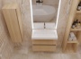Раковина 80 см ArmadiArt Flat 859-080 продается только в комплекте с тумбой
