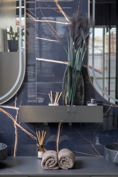 Полка с 2 крючками Boheme Space 10966-GM