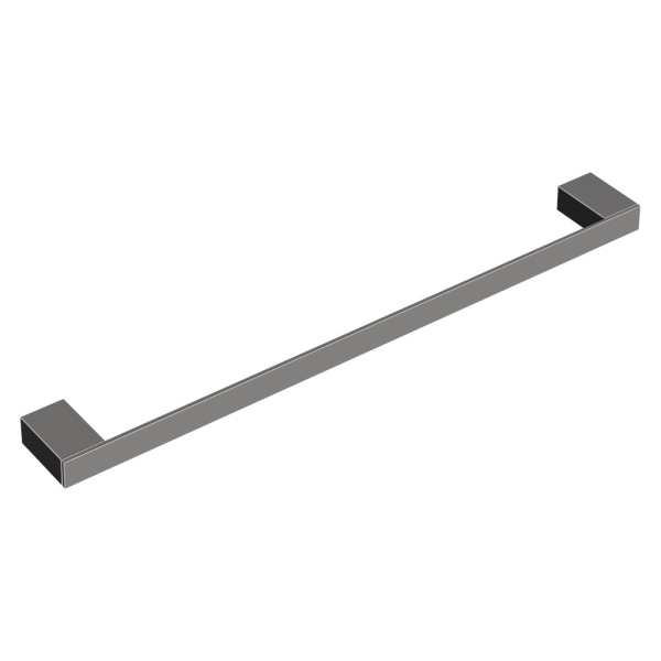 Полотенцедержатель длинный Qubic Shine Gun Metal 10722-SGM
