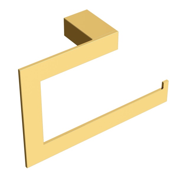 Полотенцедержатель кольцо Qubic Gold 10725-G