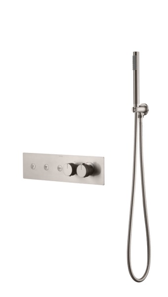 Смеситель FUSION TERMO с ручным душем 131-SYS-NB