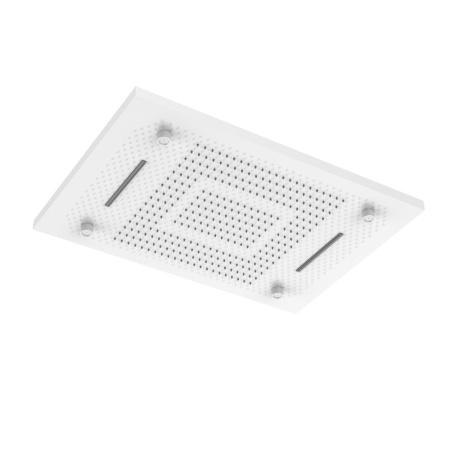 Потолочный душ квадратный 3-х функциональный из нерж. стали Matt White 429-MW