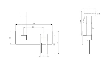 Гигиенический душ Boheme Q 147-GG