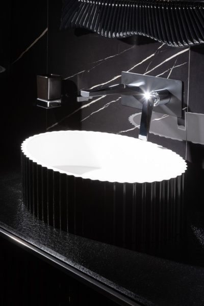 Раковина накладная 50 см ArmadiArt Canale 878-B